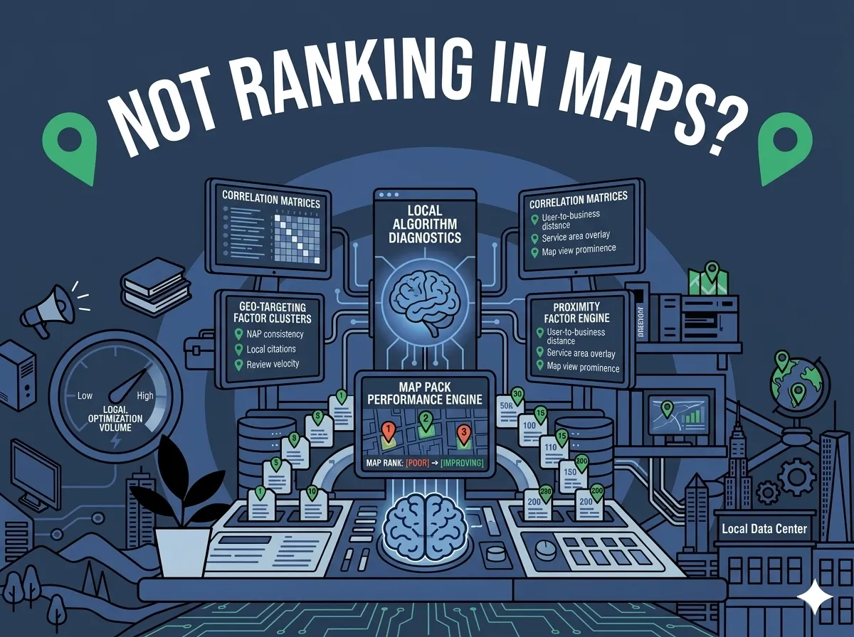 Not ranking in maps?