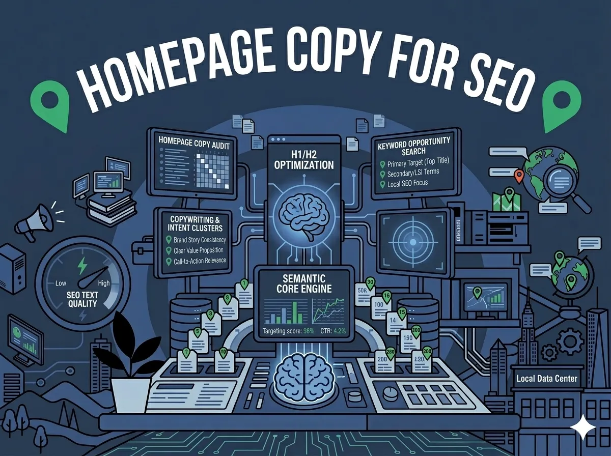 Effective body copy for SEO on homepage