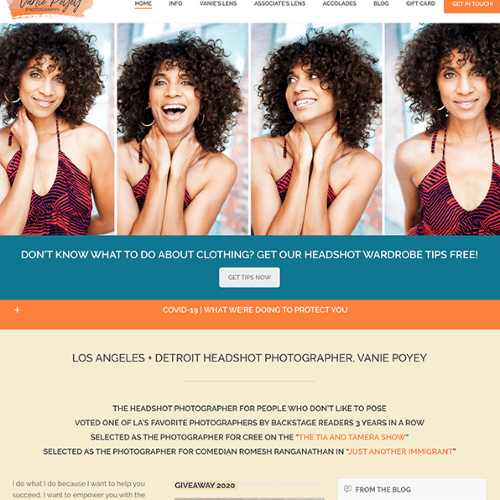 Website design sample 6